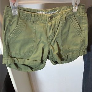 Green Cargo shorts